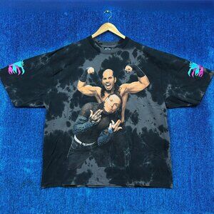 Fourth Rope Westside Gunn Oversized Tie-Dye Wrestling T-Shirt Size Large
